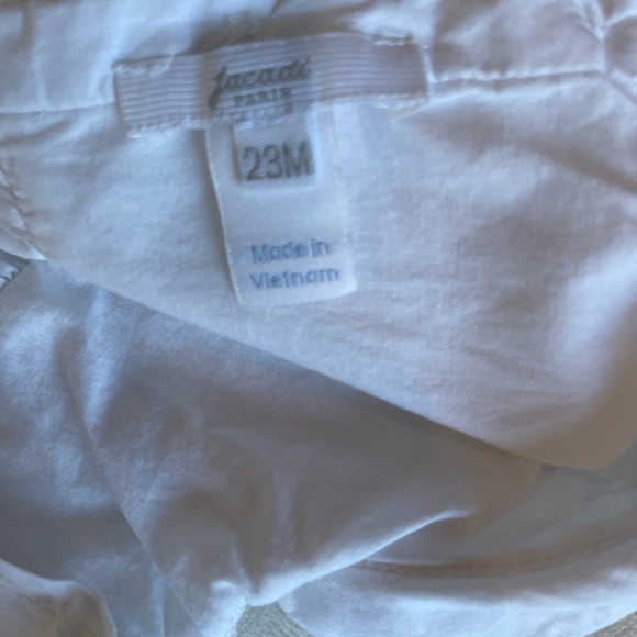 Jacadi white dress 23 Months - Picture 3 of 3